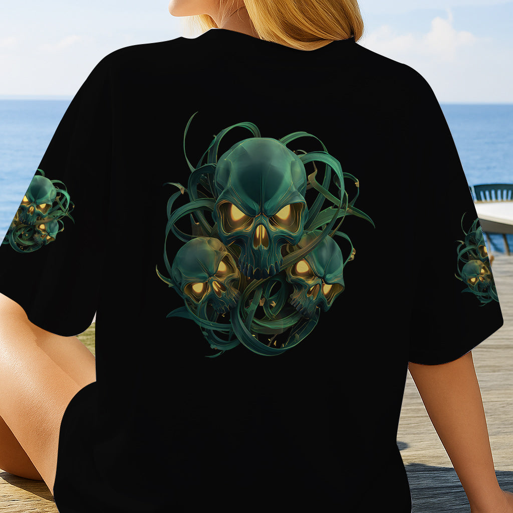 My Demon Out To Play - Personalized Skull All Over Shirt