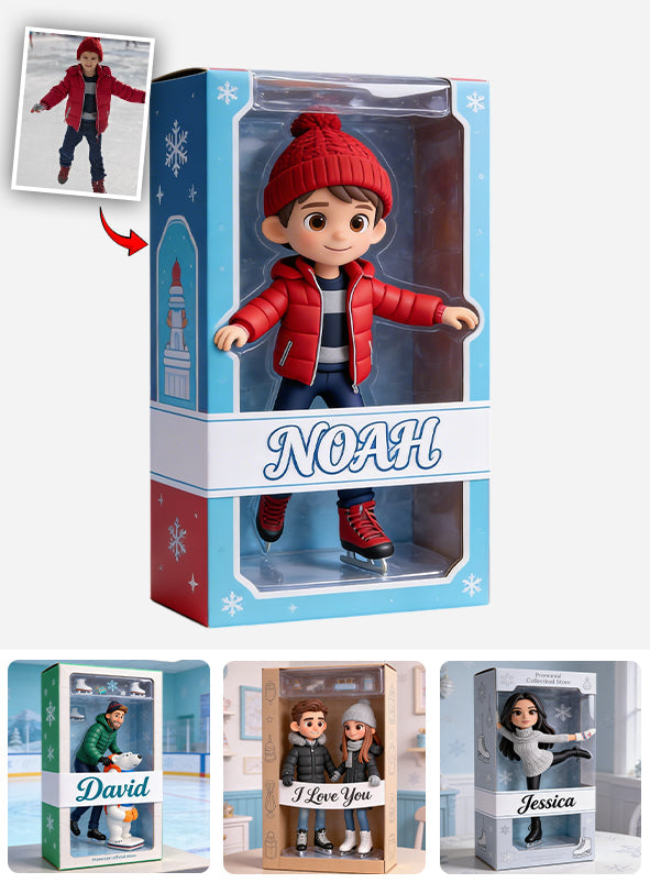 Tous sports - Patinage sur glace, ski, hockey... - Plaque acrylique personnalisée sur mesure pour le patinage sur glace