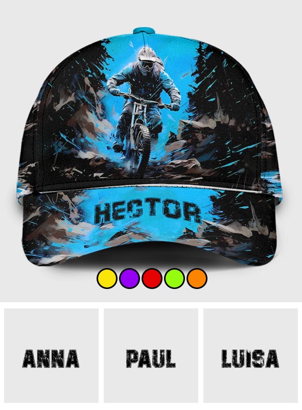 Cool Dirt Bike, Motocross - Personalized Dirt Bike Classic Cap