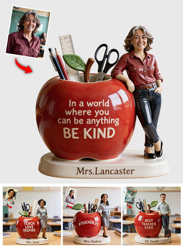 Perfect Pen Holder For Teacher - Personalized Teacher Acrylic Pot