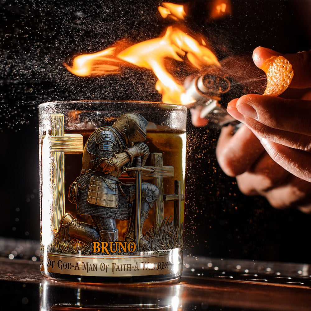 A Child Of God - Personalized Christian Whiskey Glass