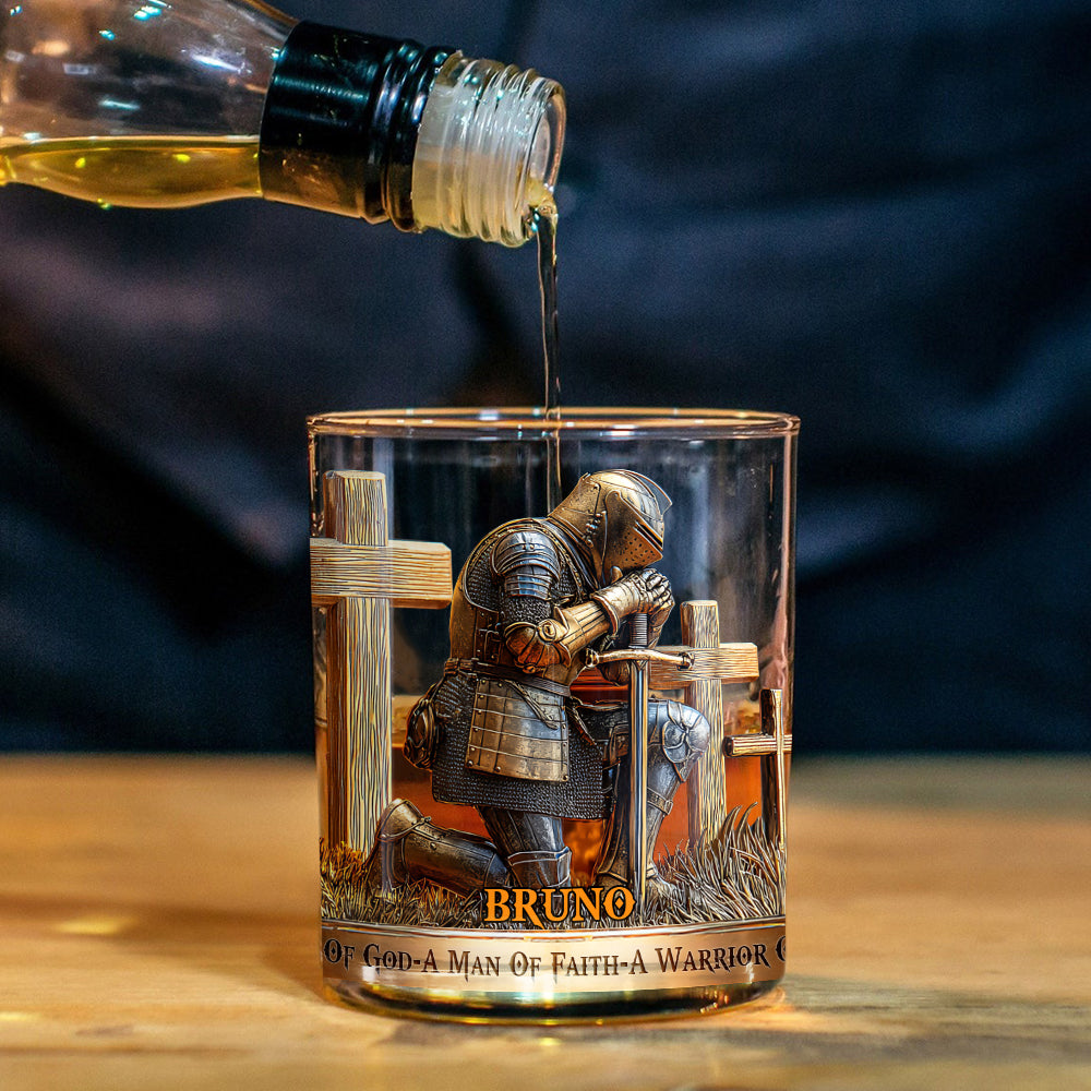 A Child Of God - Personalized Christian Whiskey Glass