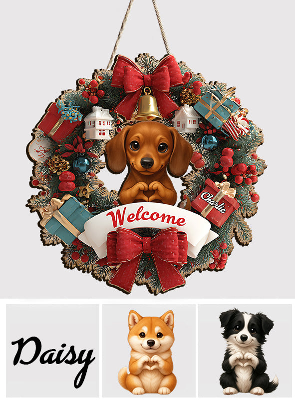 Welcome Home - Personalized Pet Custom Shaped Wood Sign