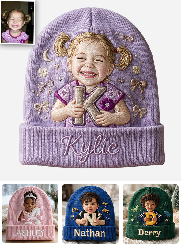 Custom Any Kid Photo - Personalized Kid Beanie Hat