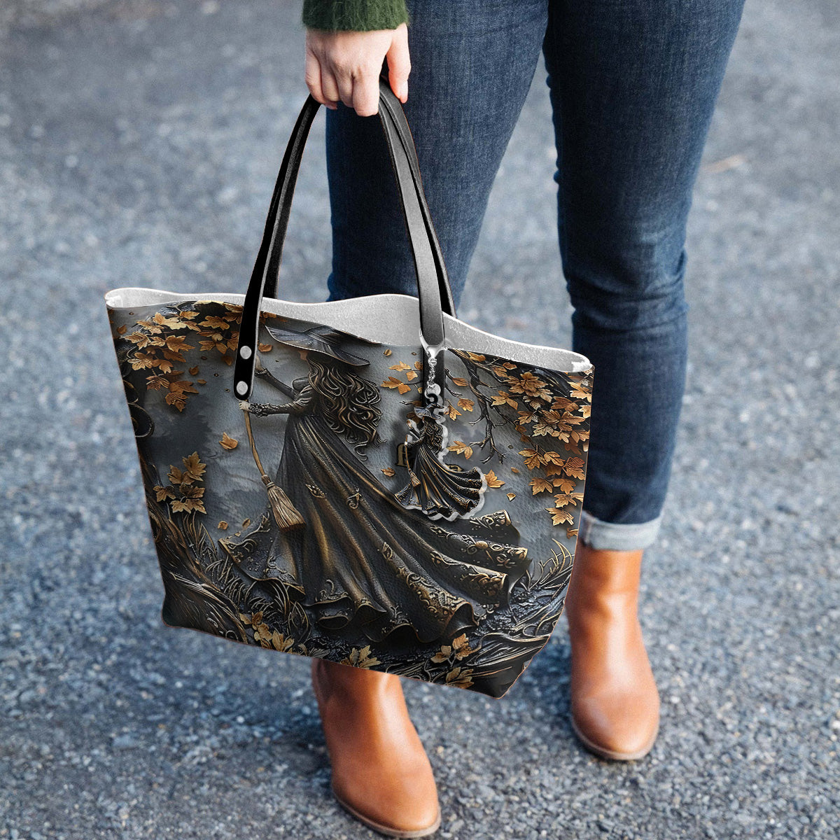 Beautiful Witch - Personalized Witch Tote Bag
