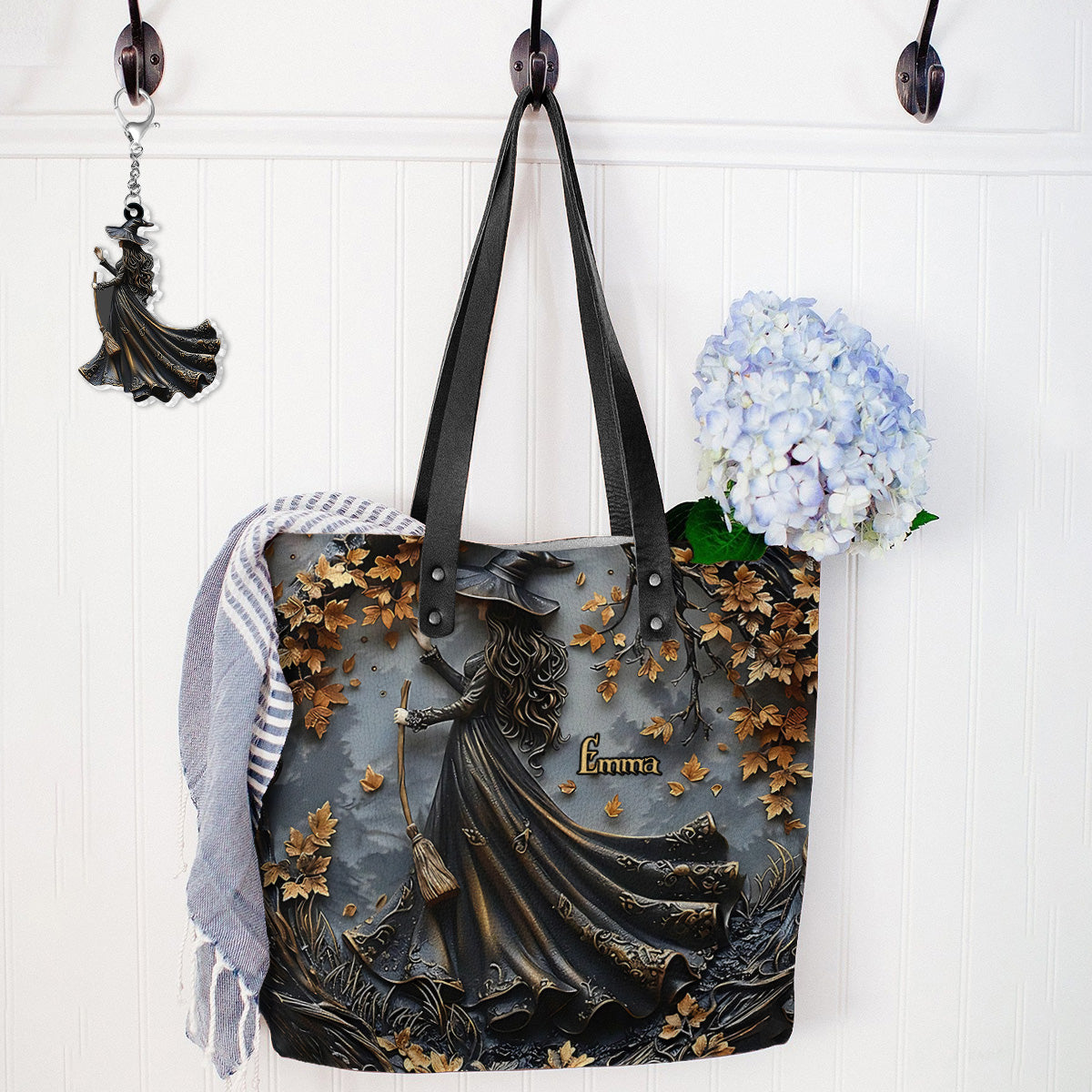 Beautiful Witch - Personalized Witch Tote Bag