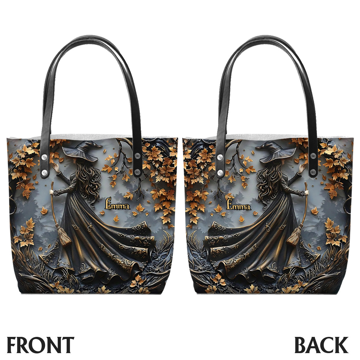 Beautiful Witch - Personalized Witch Tote Bag