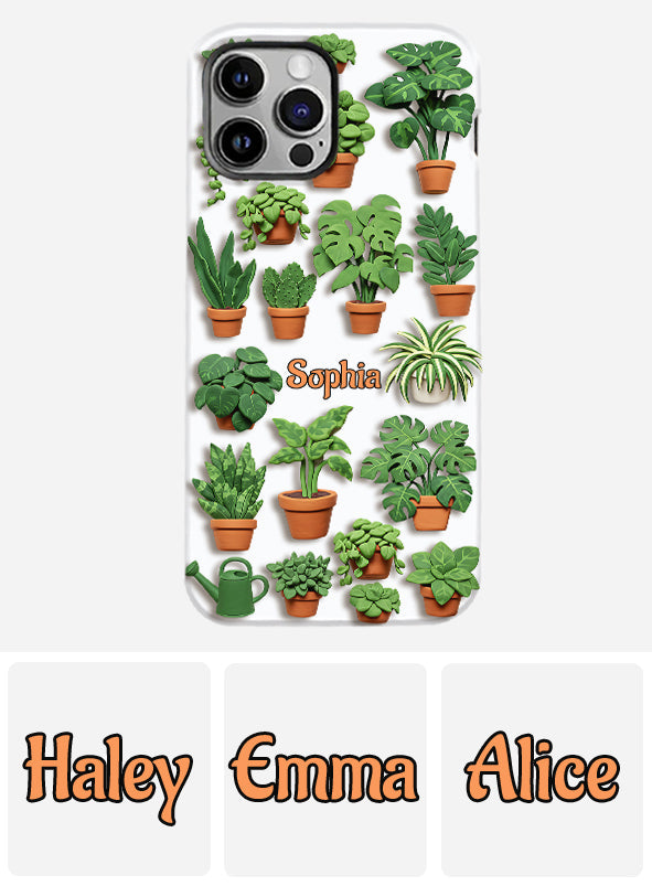J'ai vraiment besoin de toutes ces plantes - Coque de téléphone personnalisée avec impression intégrale sur le thème du jardinage