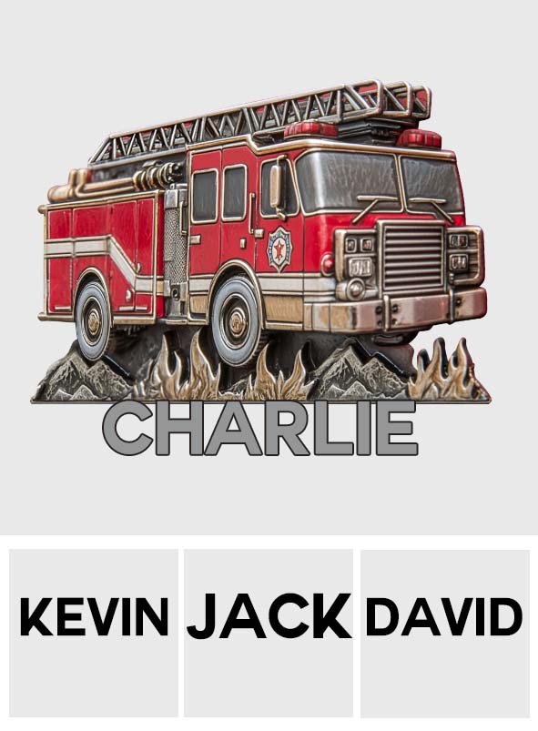 Proud Firefighter - Personalized Firefighter Magnet
