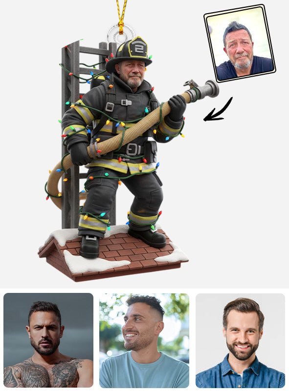 Hero Of The Holiday - Personalized Firefighter Ornament