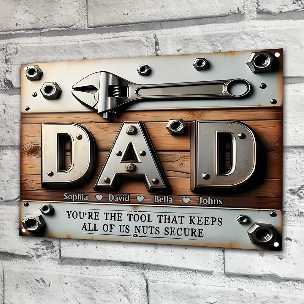 You Are The Tool - Personalized Father Rectangle Metal Sign