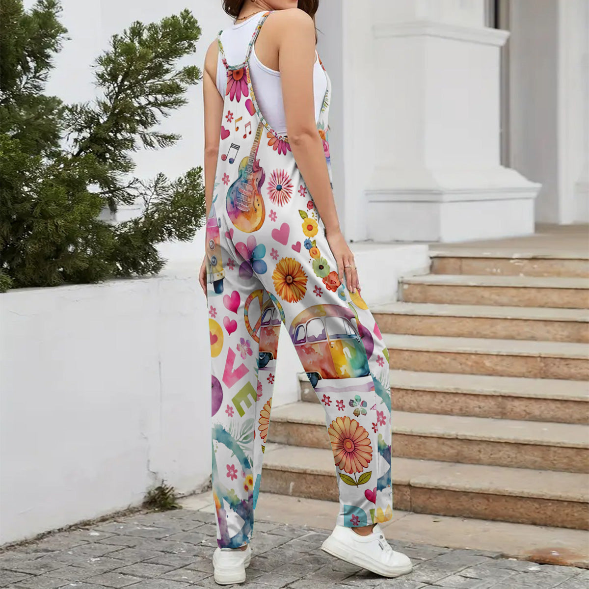 Hippie Soul - Personalized Hippie Loose-Fit Overalls/ Rompers