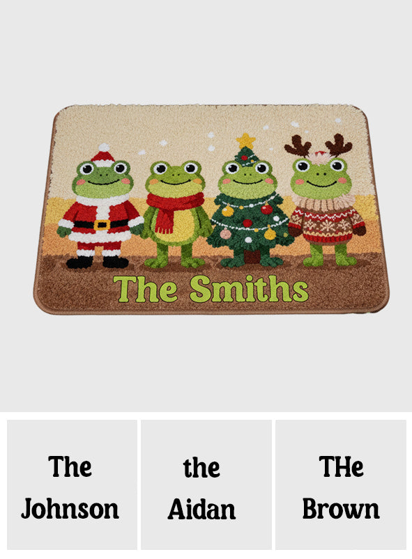 Love Frog - Personalized Frog Non-Slip Tufted Rug