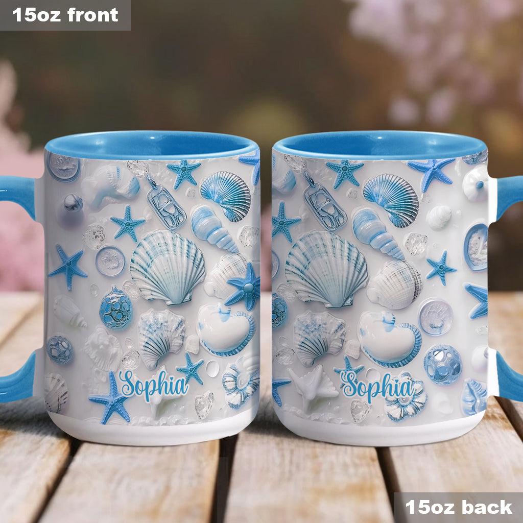 Beach Lovin' Girl - Personalized Sea Lover Accent Mug