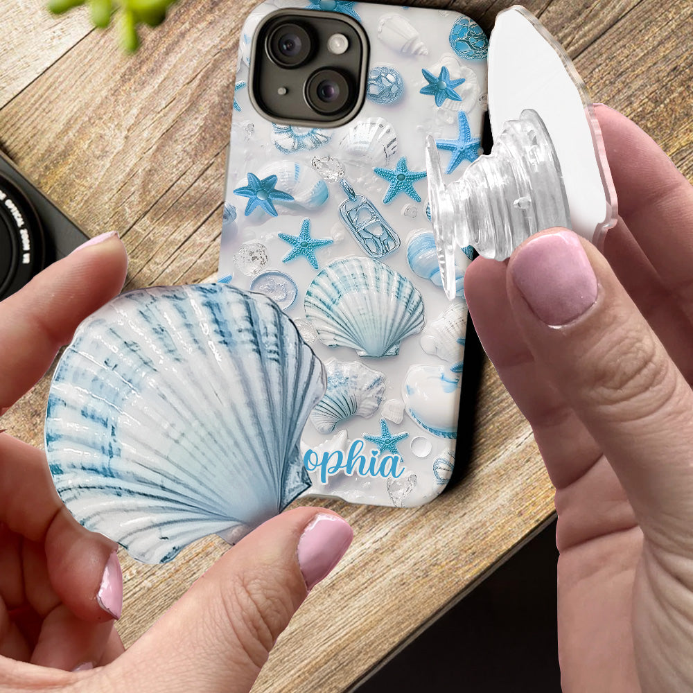 Beach Lovin' Girl - Personalized Sea Lover Full Print Phone Case