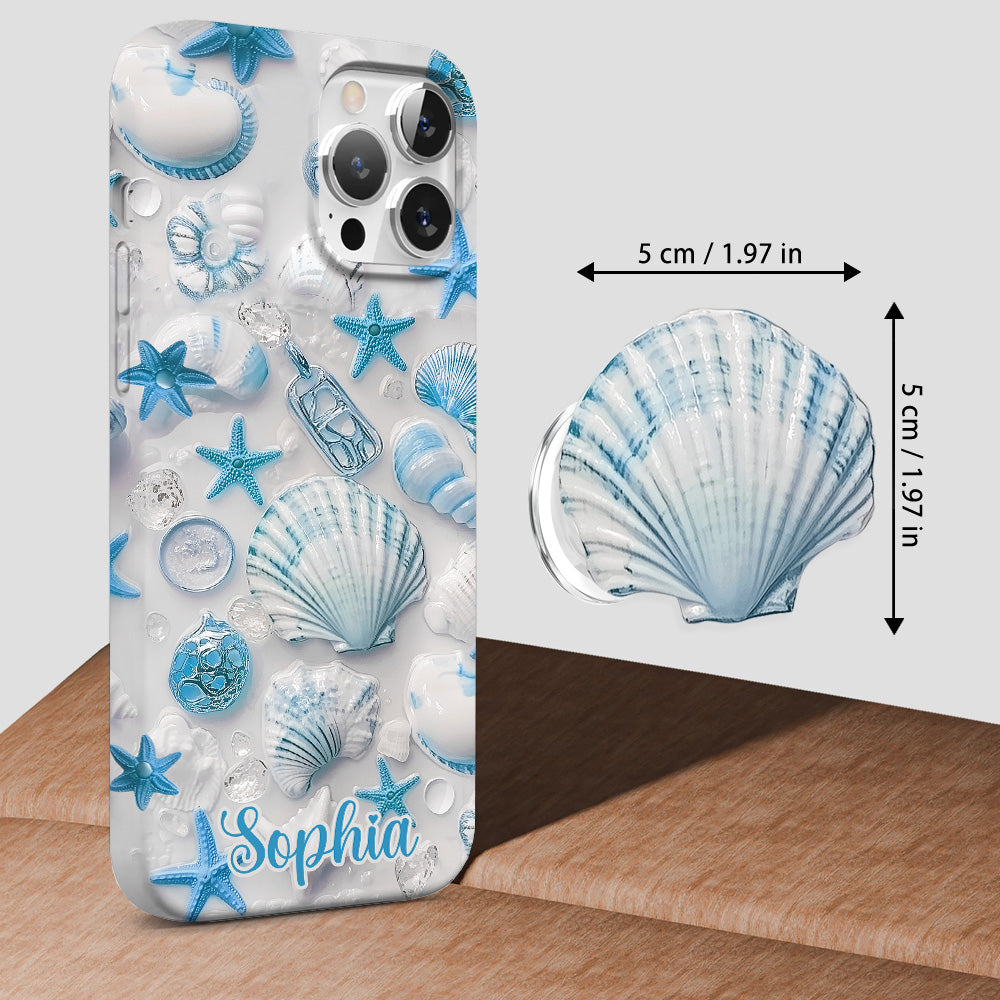 Beach Lovin' Girl - Personalized Sea Lover Full Print Phone Case