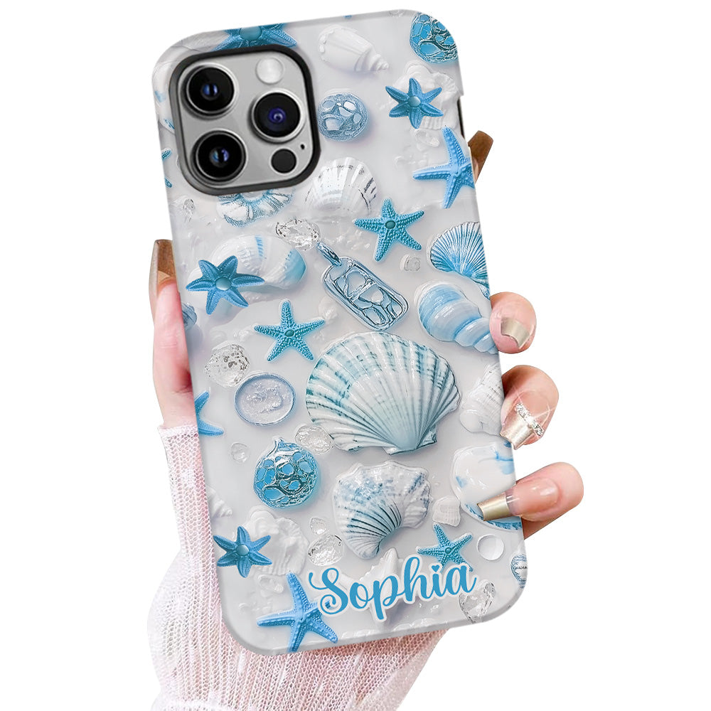 Beach Lovin' Girl - Personalized Sea Lover Full Print Phone Case
