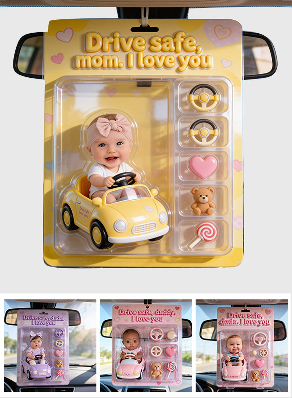 Drive Safe - Personalized Father Car Ornament