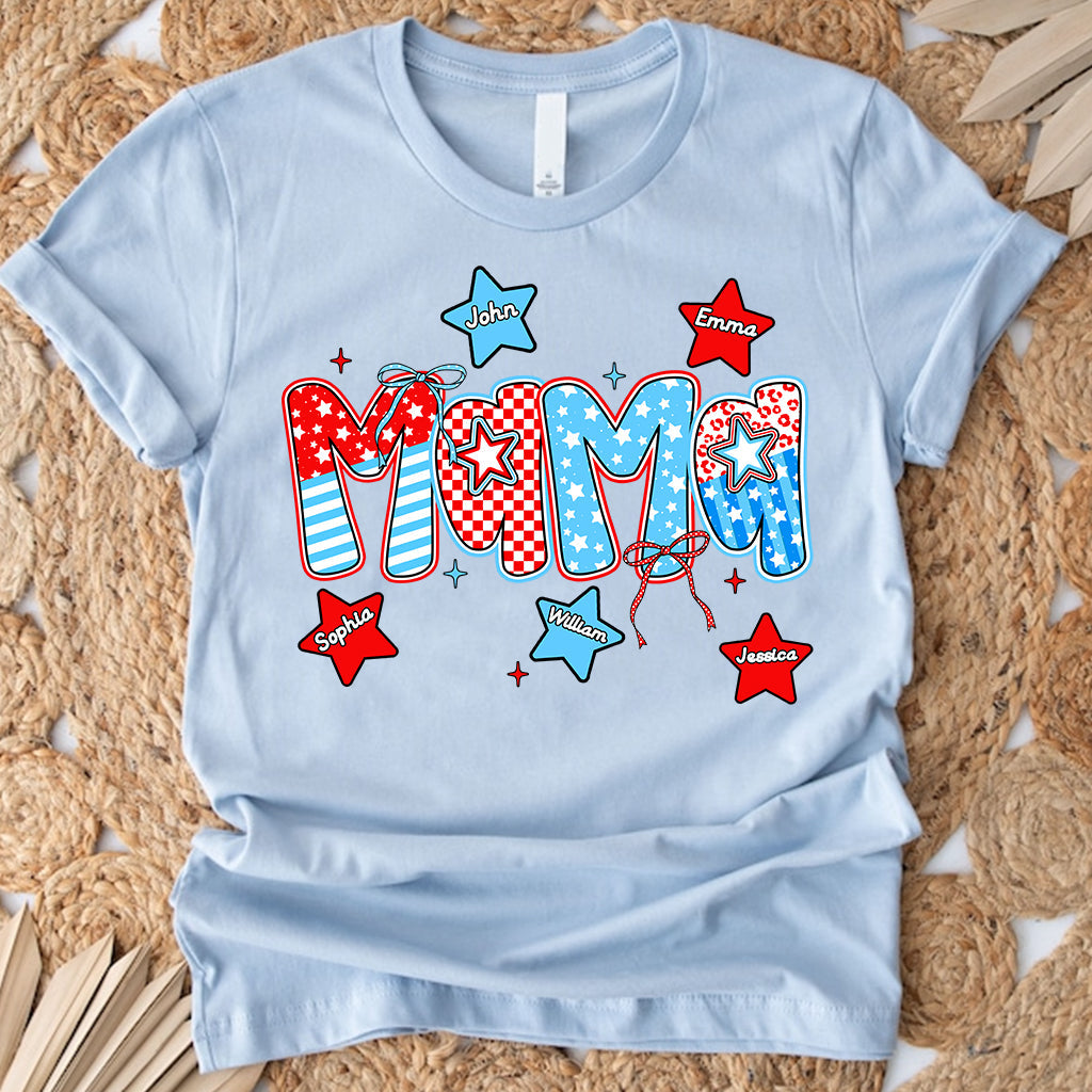 4th of July Mama - Personalized Mother T-shirt And Hoodie