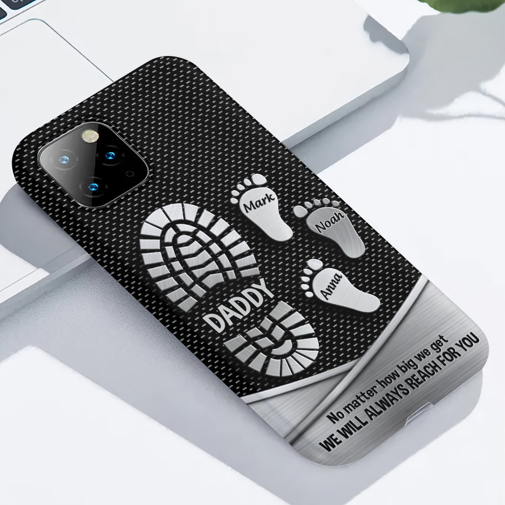 Your Footsteps Led Our Way - Personalized Father Full Print Phone Case