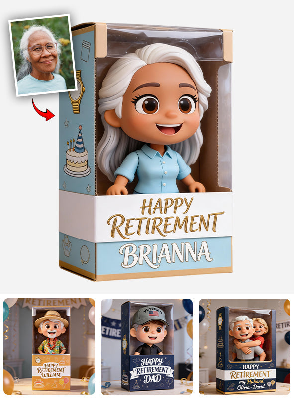 Bonne retraite ! Plaque acrylique personnalisée pour retraités.