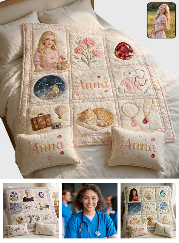 All The Things About Me - Personalized Self Love Quilt Set