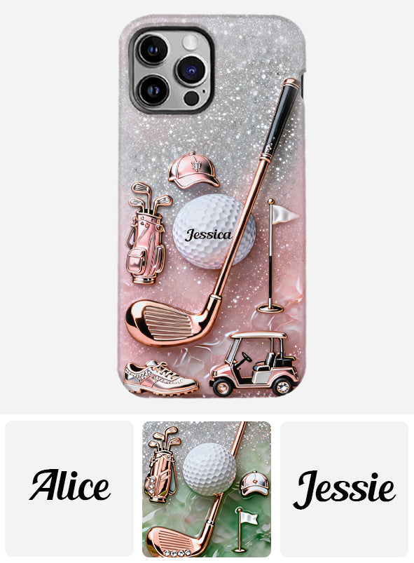 Passionné de golf ? Coque de téléphone personnalisée avec imprimé golf intégral