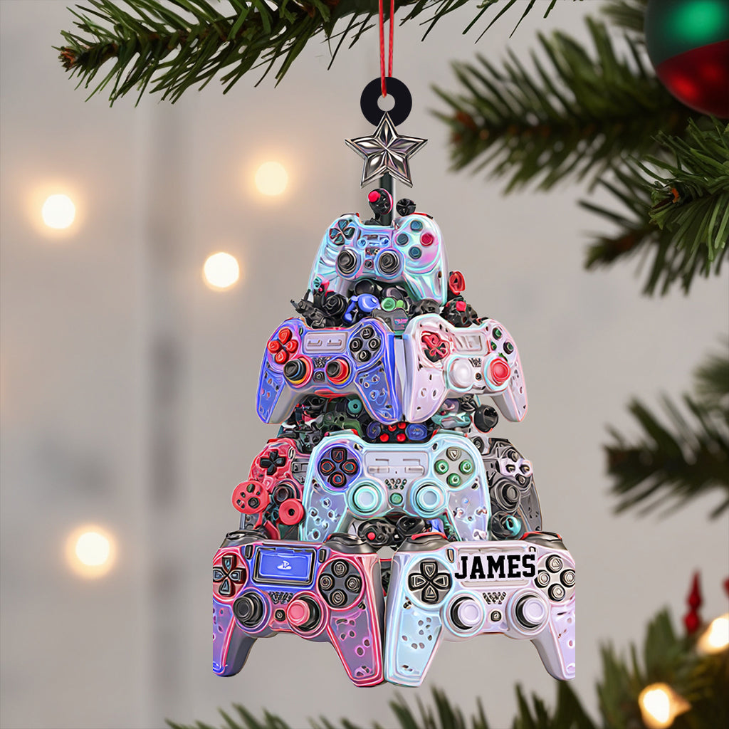 Awesome Video Game Player - Personalized Video Game Ornament