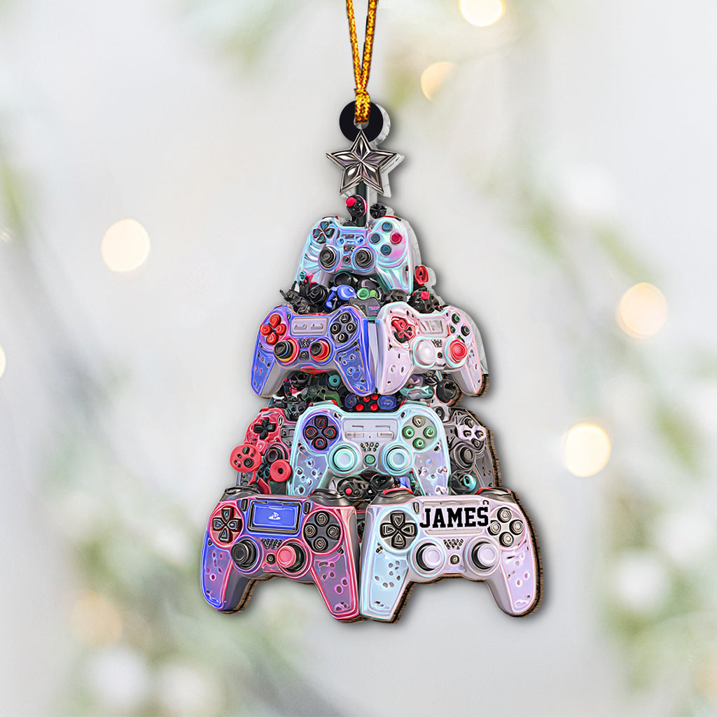 Awesome Video Game Player - Personalized Video Game Ornament