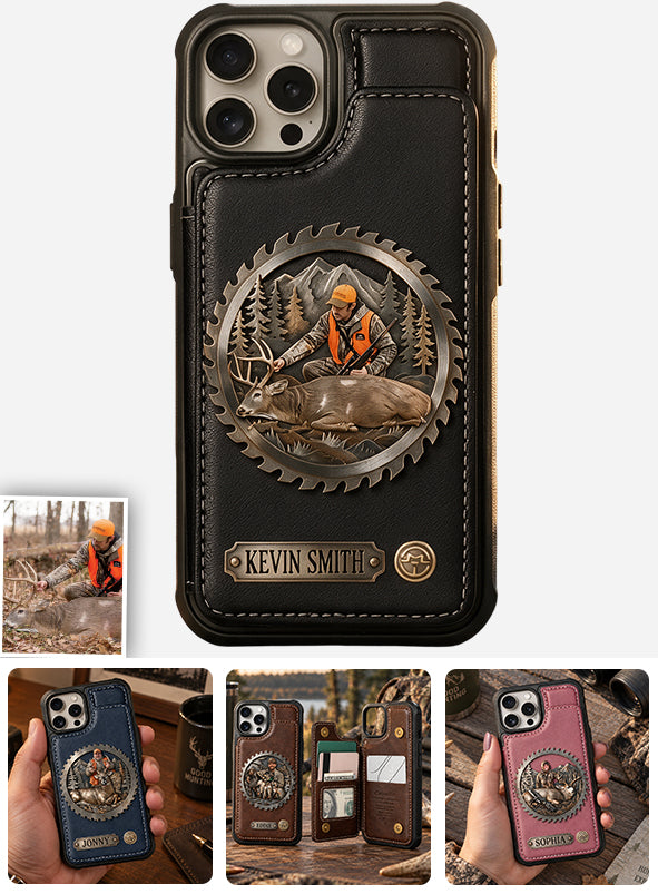 Custom From Any Photo - Personalized Hunting Fully Printed Wallet Phone Case