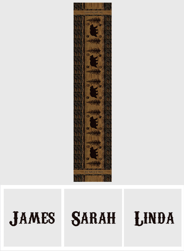 Love Hunting - Personalized Hunting Table Runner