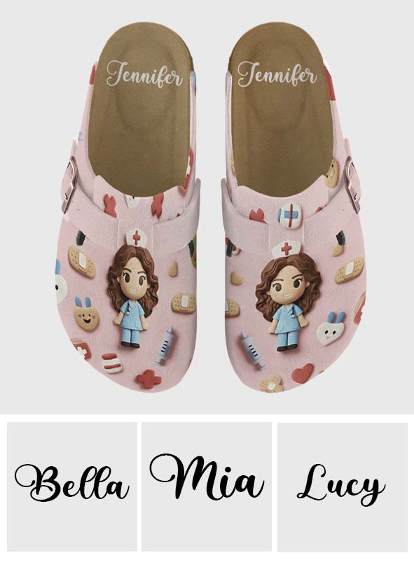 Proud To Be A Nurse - Personalized Nurse Clogs With Arch Support