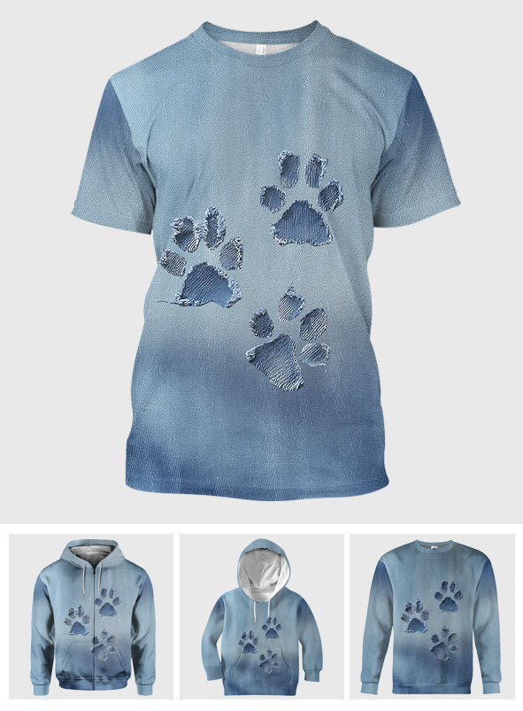 T-shirt « J’adore les chiens » avec motif chien.