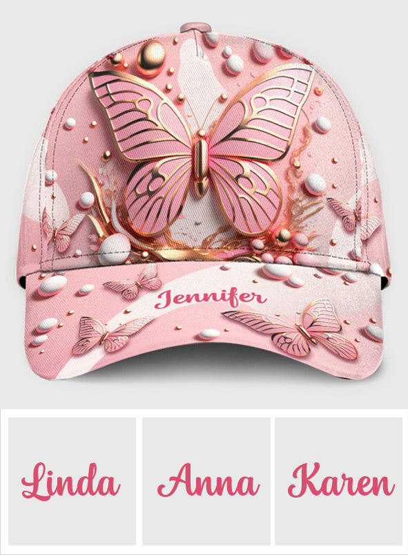 Love Butterflies - Personalized Butterfly Classic Cap