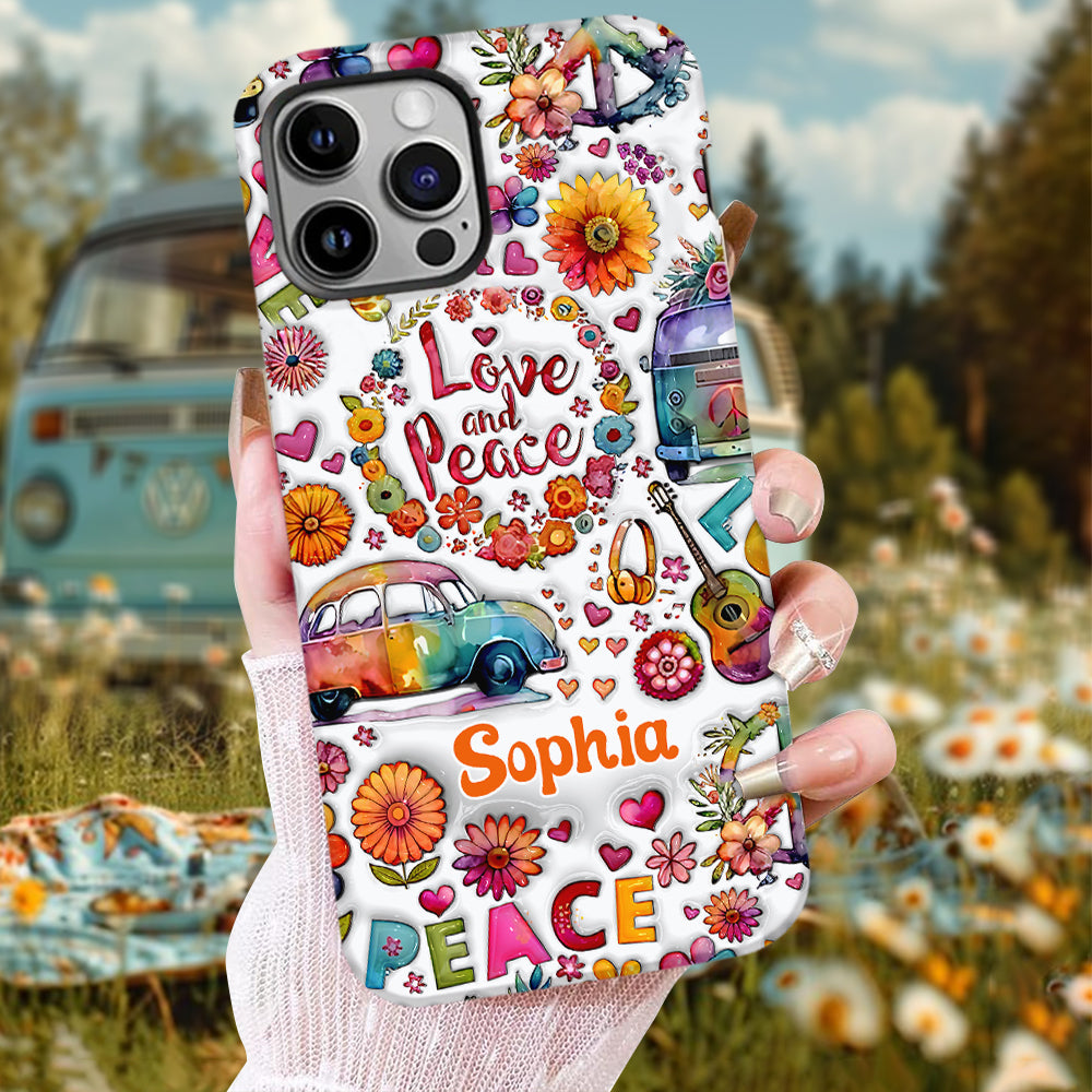 Hippie Soul - Personalized Hippie Full Print Phone Case
