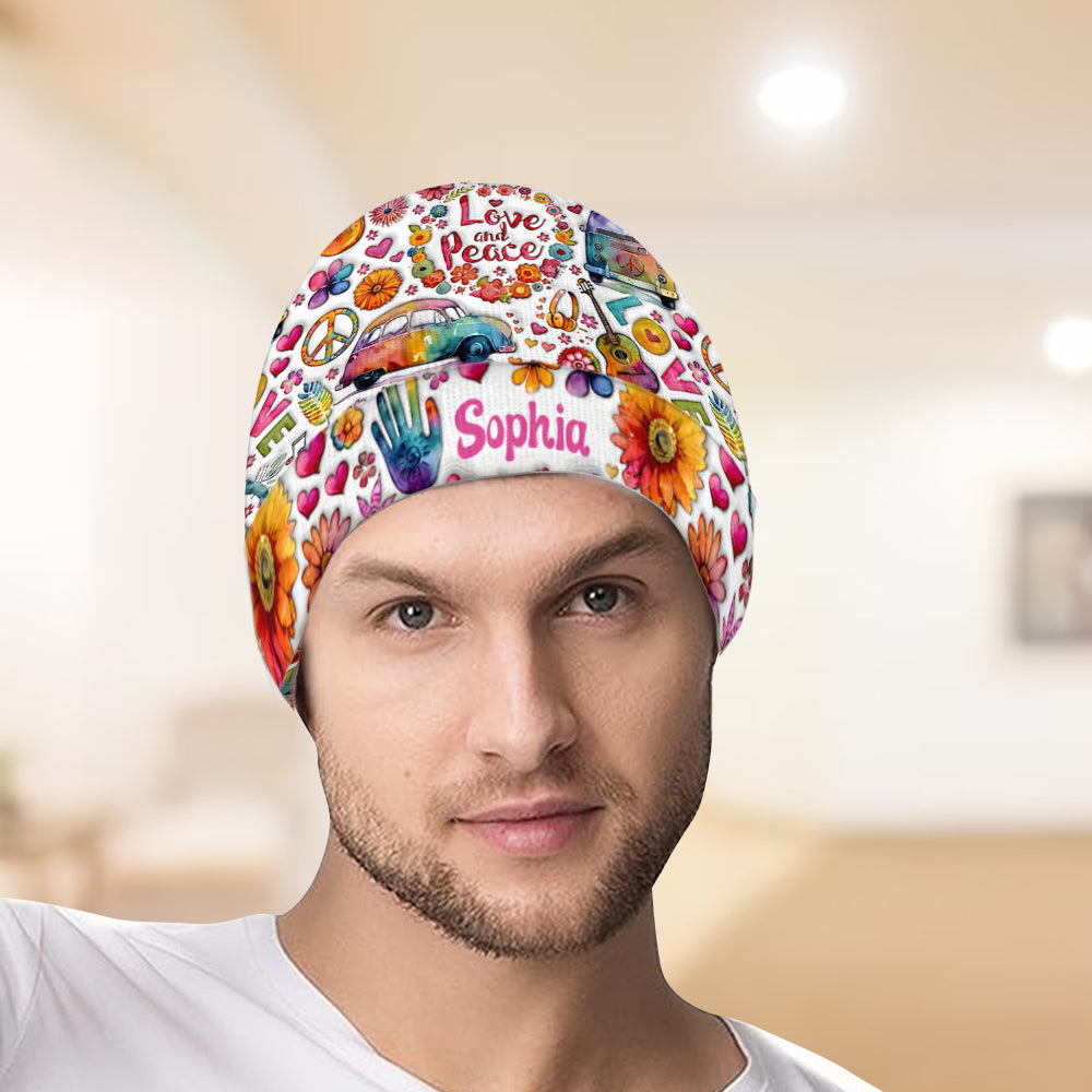 Hippie Soul - Personalized Hippie Beanie Hat