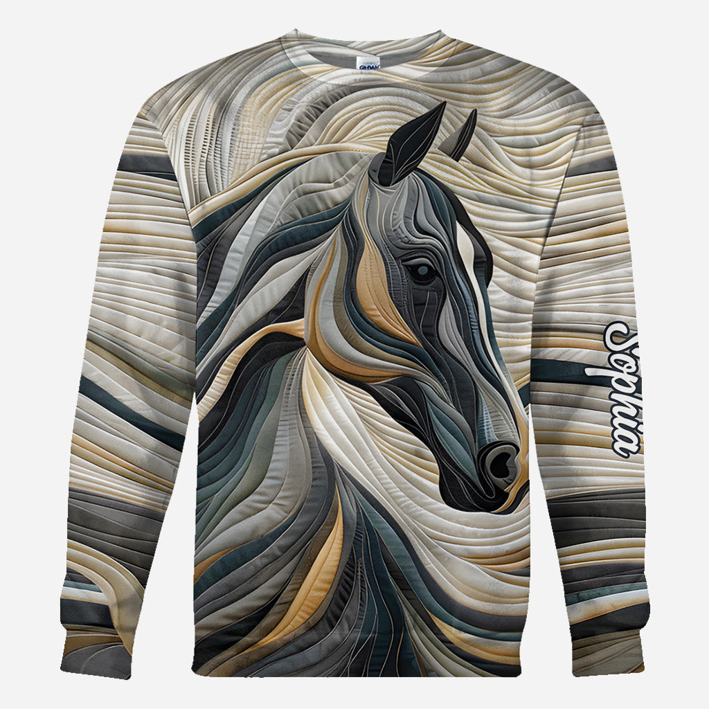 Beautiful Horse - Personalized Horse Hoodie and Leggings