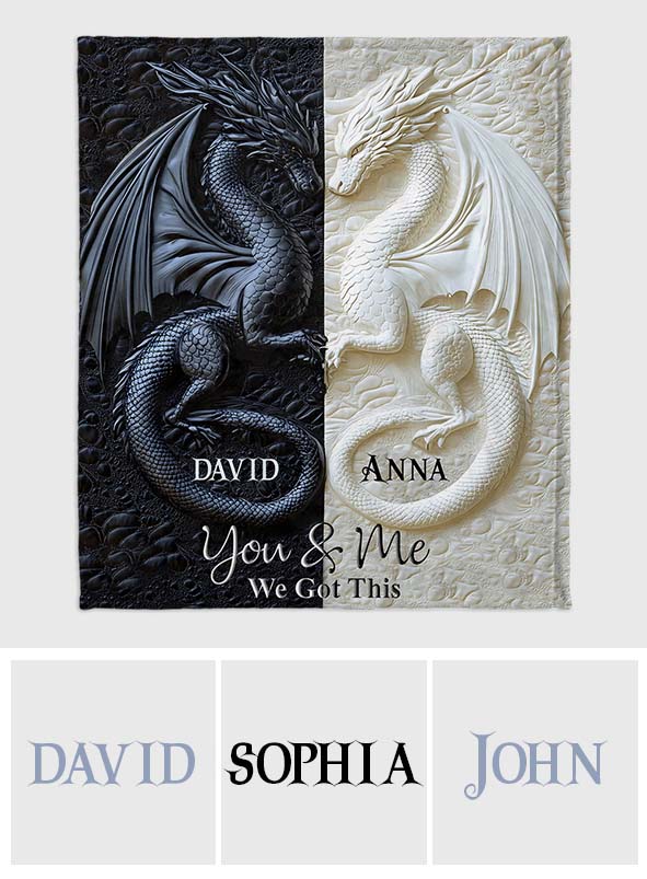 Du und ich, wir schaffen das – Personalisierte Drachendecke