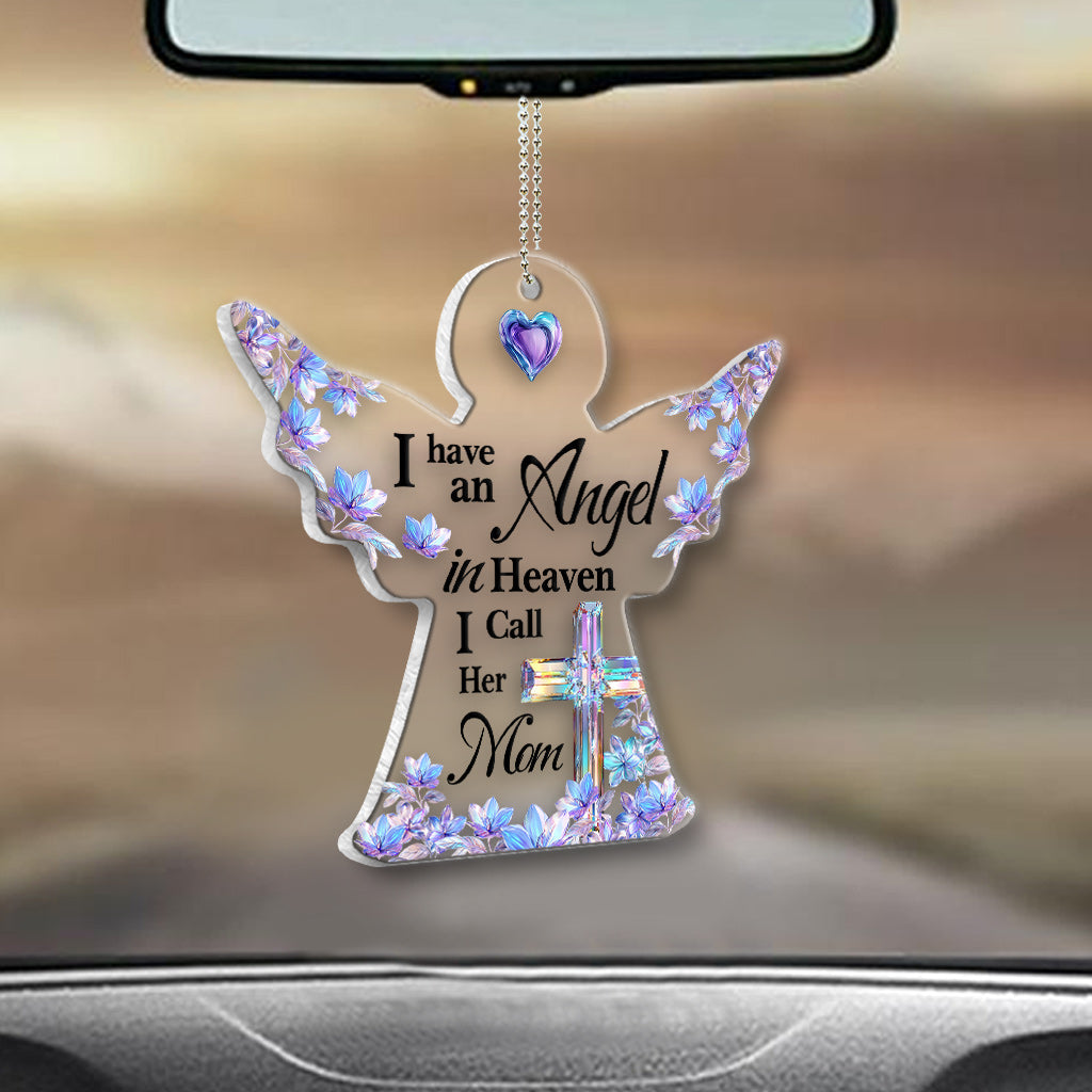Angel In Heaven - Personalized Memorial Transparent Car Ornament