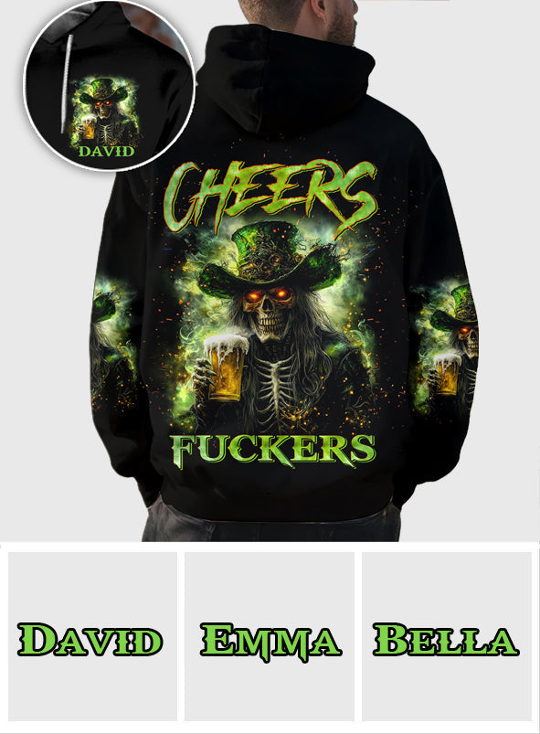 Cheer Fckers - T-shirt personnalisé intégral pour la Saint-Patrick