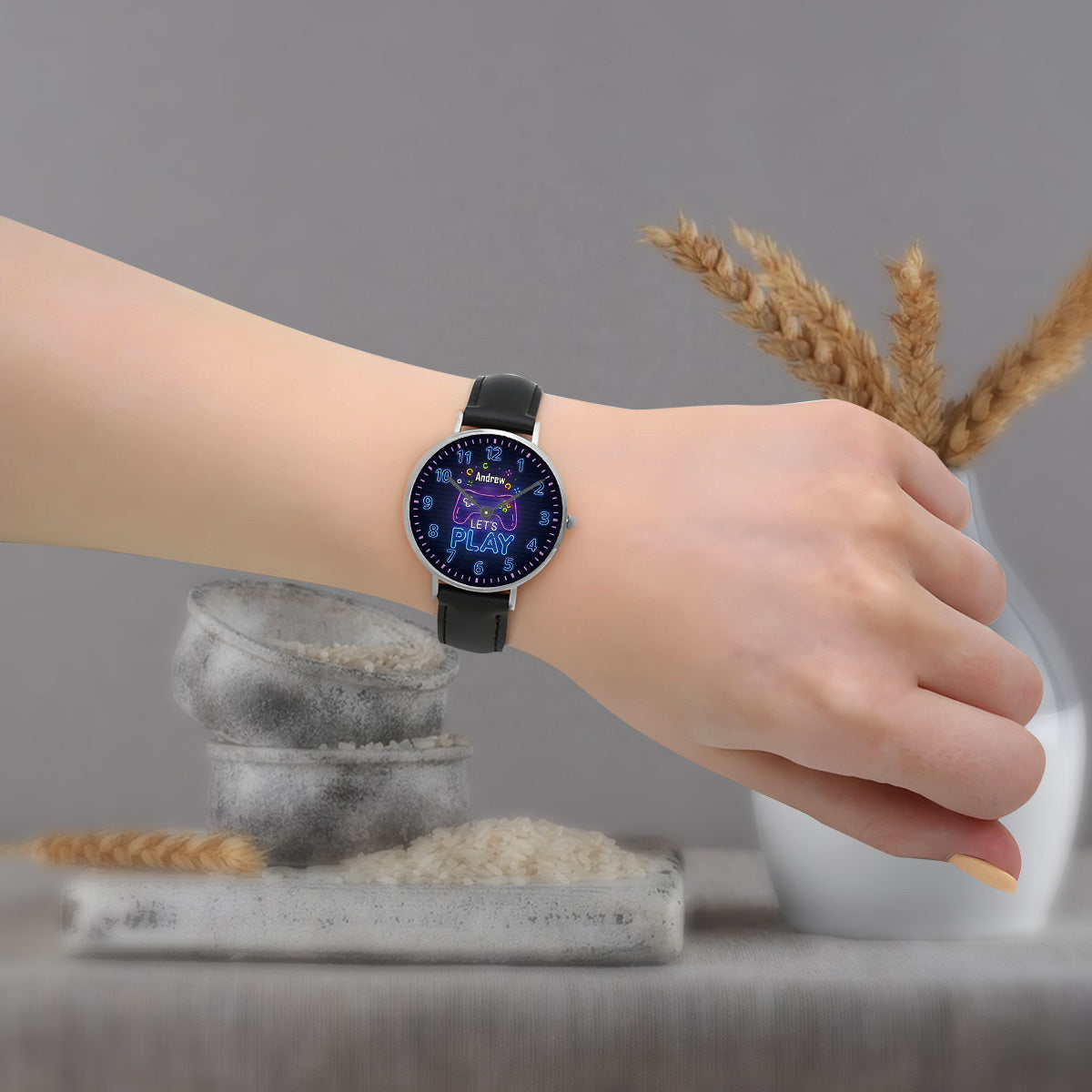 Time To Play - Personalized Video Game Hand Watch