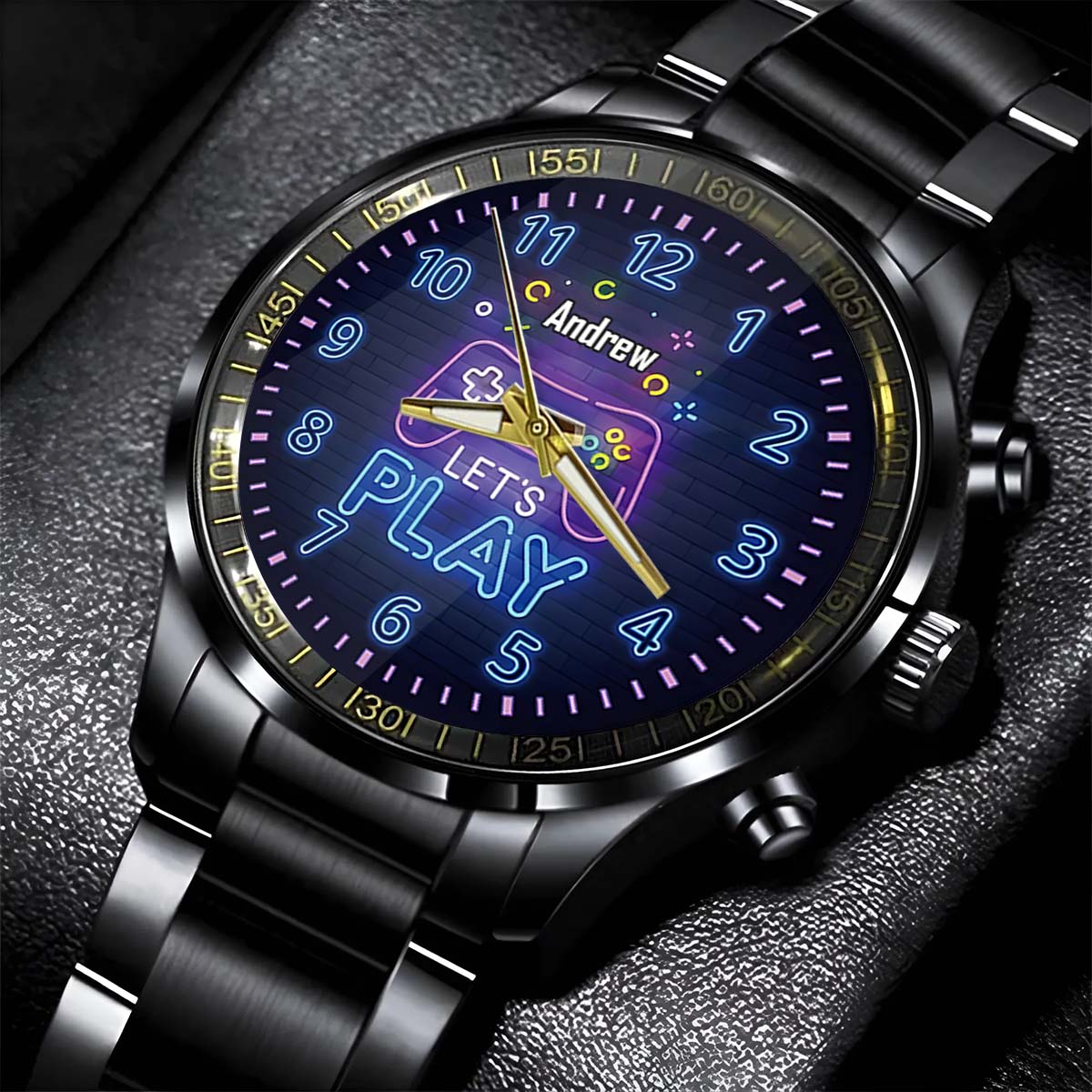 Time To Play - Personalized Video Game Hand Watch