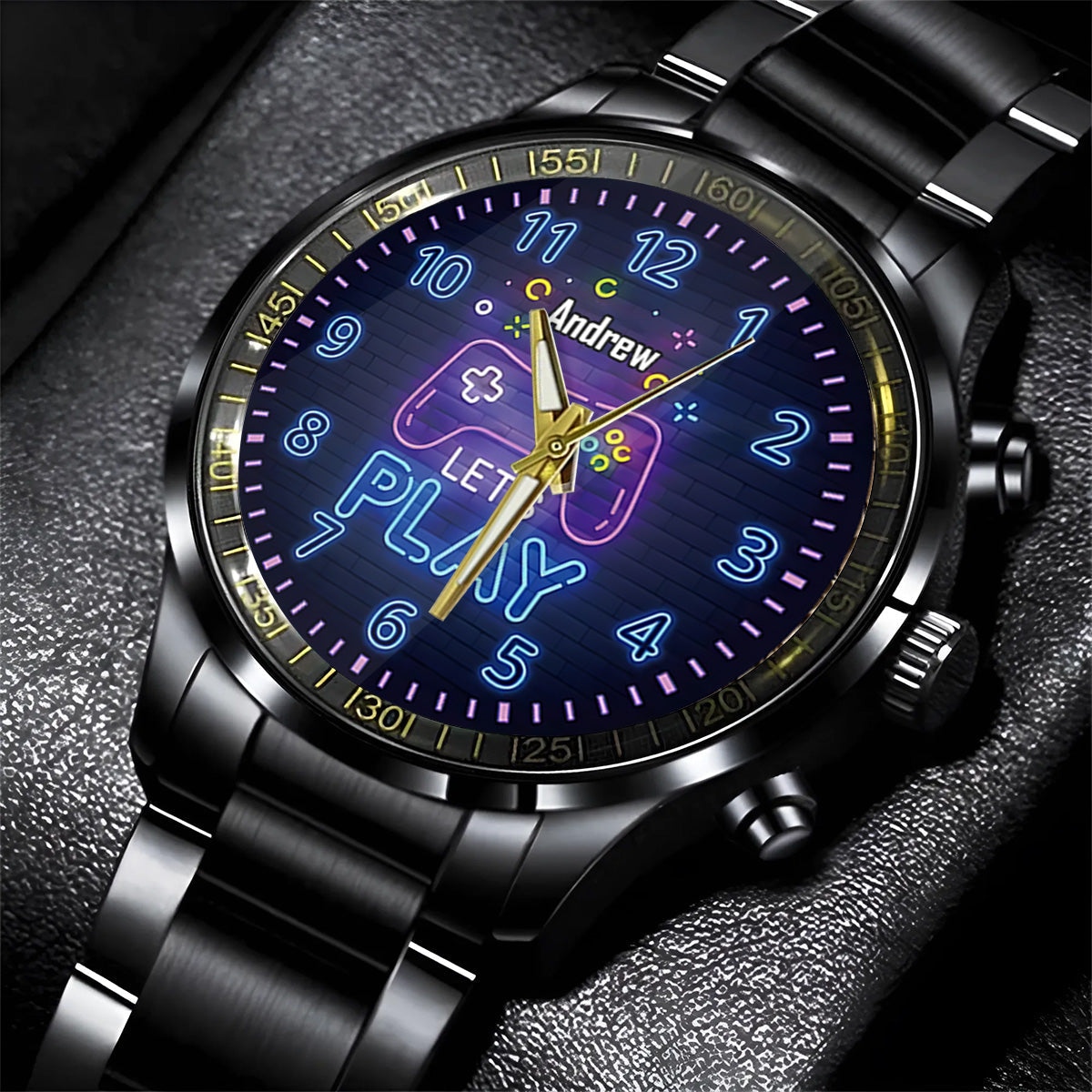 Time To Play - Personalized Video Game Hand Watch