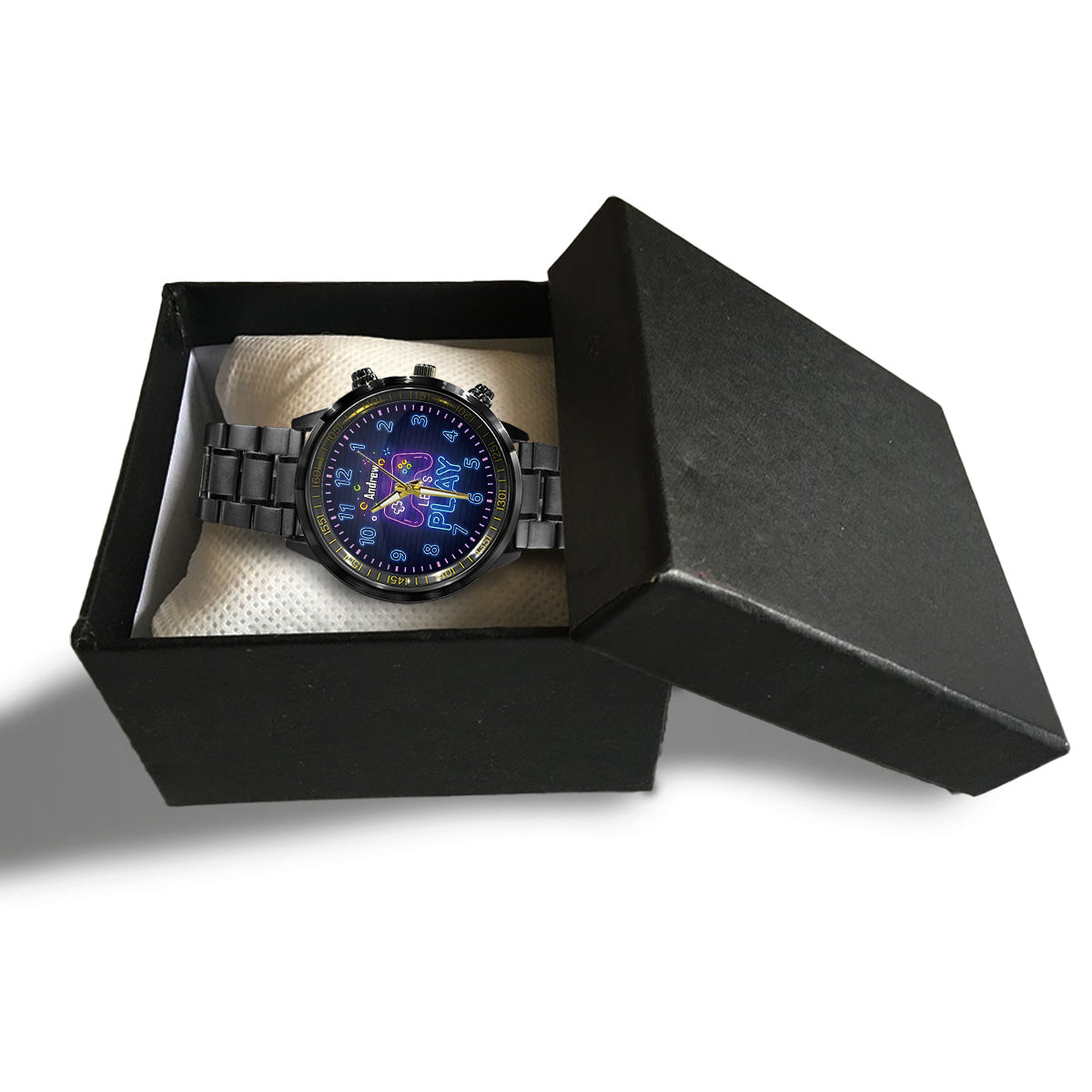 Time To Play - Personalized Video Game Hand Watch