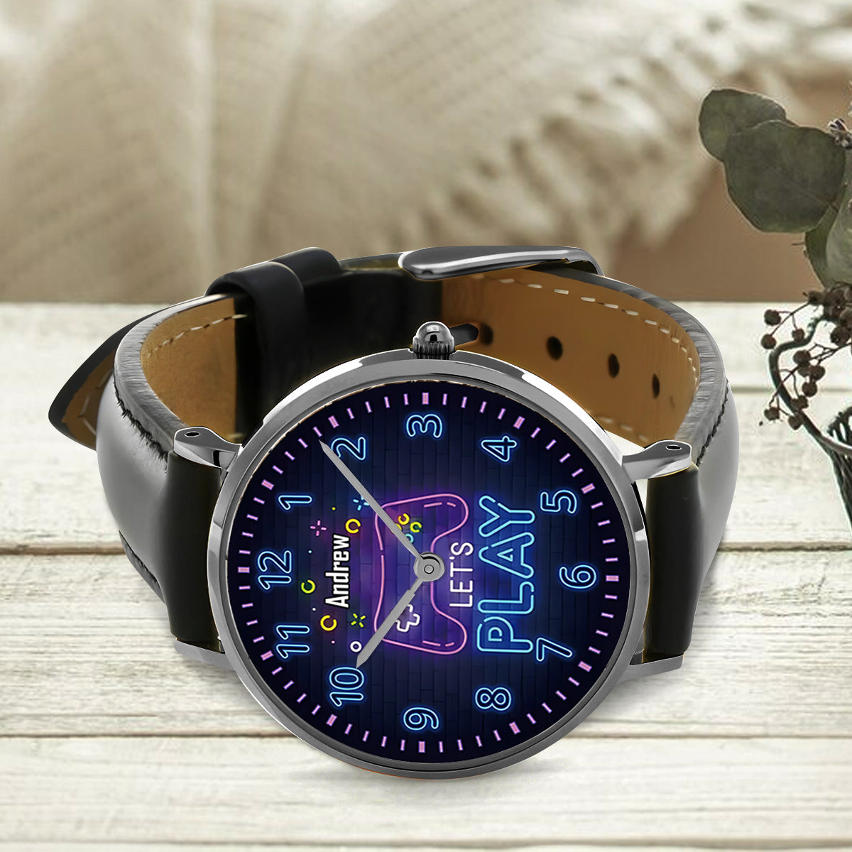 Time To Play - Personalized Video Game Hand Watch