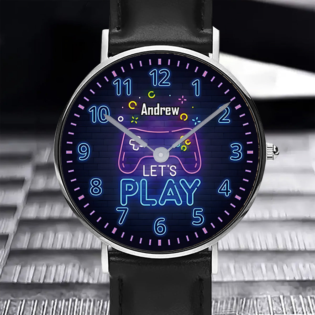 Time To Play - Personalized Video Game Hand Watch