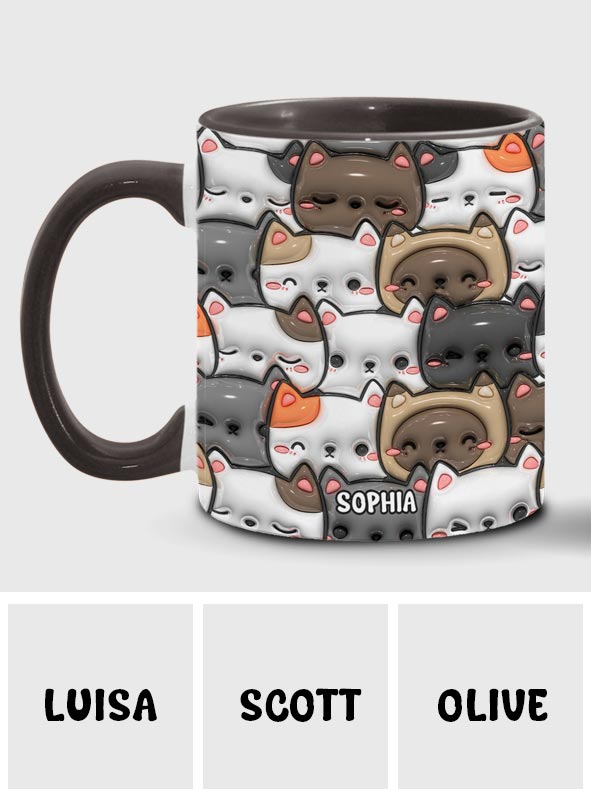 Yes I Do Need All These Cats - Personalized Cat Accent Mug