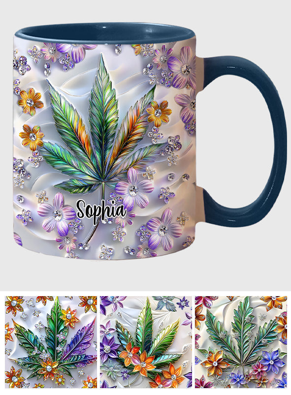 Beautiful Leaf - Personalized Weed Accent Mug