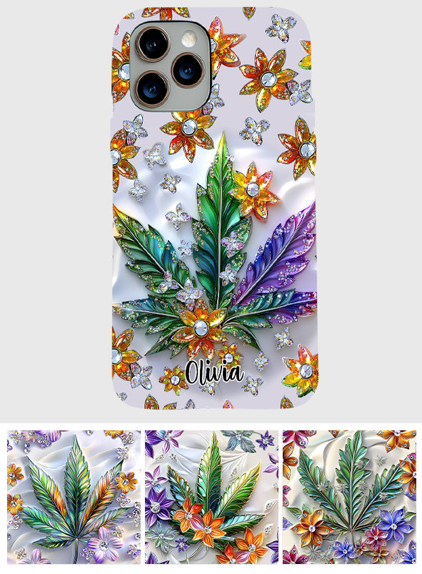 Beautiful Leaf - Personalized Weed Full Print Phone Case