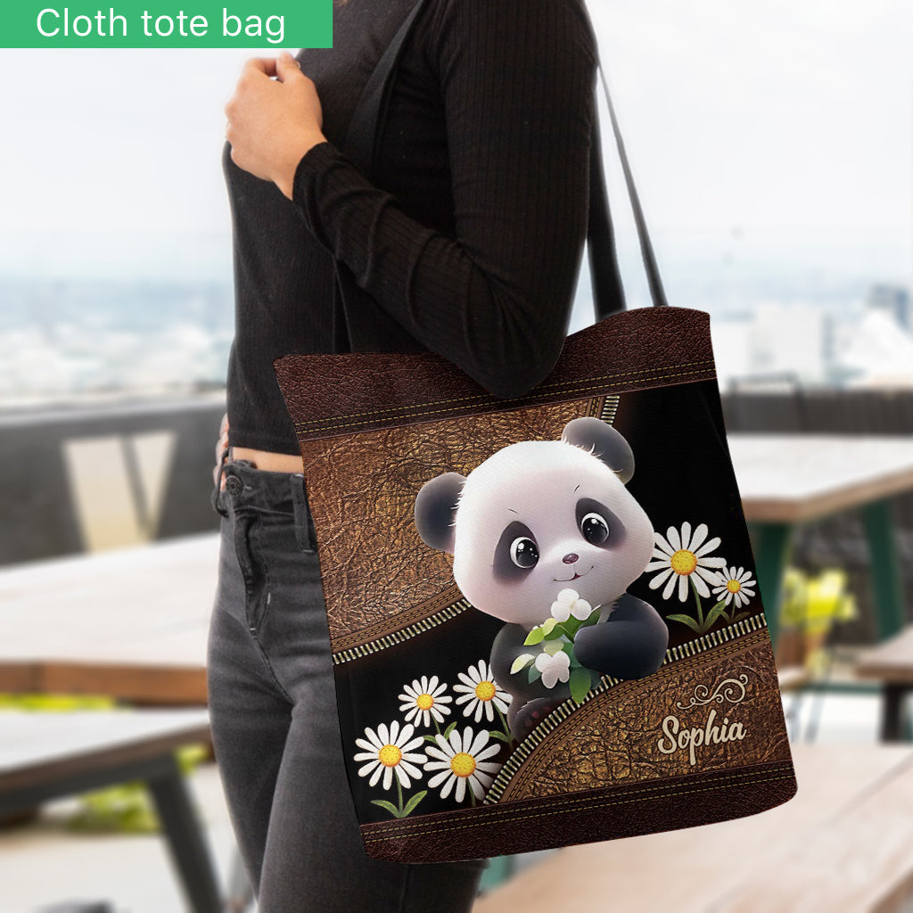 Just A Girl Who Loves Pandas - Personalized Tote Bag